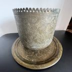 Antieke Pot Met Dienblad thumbnail 3