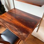 Pastoe Wandsysteem Met Bureau In Palissander 1960S thumbnail 5