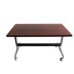 Vintage Palissander Chroom Design Tafel Op Wielen, Jaren '60/'70. thumbnail 4