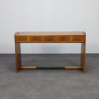 Vintage Bureau Walnoot, 1960s thumbnail 5