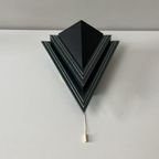 Vintage Driehoekige Wandlamp - Zwart -memphis Stijl 4x thumbnail 5
