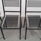 6 Zwarte Sandows Rene Herbst Bauhaus Design Stoelen thumbnail 10