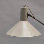 Vintage Staande Hengellamp Gepo Vloerlamp Wit Metaal Anvia thumbnail 5