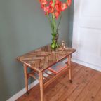 Mooie Vintage Trolley Bar Cart In Deens Stijl. Nu Met Nieuw Blad Toegevoegd. thumbnail 16