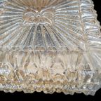 Vintage Amber Kleurige Glazen Plafonniere Plafondlamp thumbnail 8