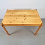 Vintage Grenen Pine Rechthoekige Eettafel Deens Design ‘60 thumbnail 3