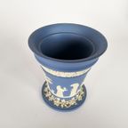 Wedgwood - Jasperware Blue - Adams Aardewerk - Vaas - Engeland - 2E Helft 20E Eeuw thumbnail 4