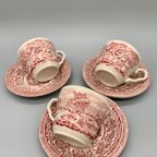 Set Vintage Kop En Schotels Eit Ironstone England 6 Delig thumbnail 6