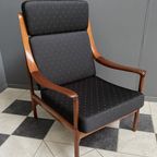 Wilhem Knoll Highback Chair 1960S thumbnail 2