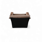 2 X Black Shell & Brown Leather 620 Chair Programme Lounge Chair By Dieter Rams For Vitsoe, 1980s thumbnail 14
