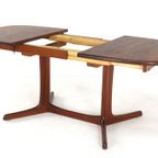 Ovalen 2x Verlengbare Eettafel Massief Teak Deens thumbnail 12