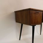 Mid-century Vintage Bureautje – Jaren ’60 – Teak – Design Bureau / Schrijftafel / Retro Meubel thumbnail 3