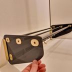 Vintage Kapstok Plexiglas Messing Kleurig Metaal Wandkapstok thumbnail 3