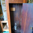 Antieke Staande Engelse Klok Afm. 47x22cm En 215cm Hoog thumbnail 5