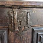 Vintage Houten Kast / Commode / Dressoir thumbnail 14