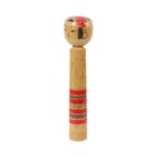 Grote Kokeshi Pop Xl Formaat Handgeschilderd Hout Japan Showa 48cm thumbnail 6