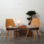 Vintage Lollipop Stoelen František Jirák | Grijs, Blauw thumbnail 4