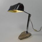 Franse Bureaulamp, Fare Pirouette Lamp, Jaren 30 thumbnail 12