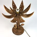 Vintage Houten Lamp Lotus Bloem thumbnail 7