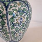 Vintage Japanse Vaas Porselein Lotus Bloem.vaas thumbnail 6