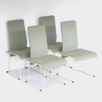 Set Van 4 Vintage Post Modern Design Eetkamerstoelen thumbnail 10