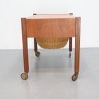 Deense Vintage Fournituren Tafel Teak thumbnail 9