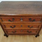 Vintage Queen Ann Ladekastje, Commode Dressoir Ladekast Badkamermeubel 117 thumbnail 15