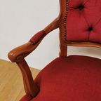 Brocante Vintage Franse Louis Xv Stoeltje, Fauteuil 103 thumbnail 4