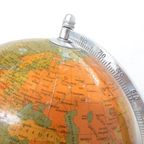 Retro Vintage Wereldbol Globe Lamp Tafellamp Klein Glas 1977 thumbnail 3