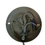Ls Italy - Vintage Wandlamp (2) - Metalen Goudkleurige Bloemen Met Korenaren - 1970'S thumbnail 8