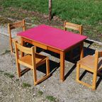 Kindertafel Met 4 Stoeltjes thumbnail 2