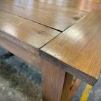 Rustieke Houten Eettafel, 200 X 85 Cm thumbnail 4