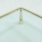 Large Rare Solid Brass Coffee Table By Peter Ghyczy 1980S thumbnail 7