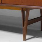 Minimalistische Mid-Century Dressoir In Teak Door Van Pelt, België 1960S thumbnail 3