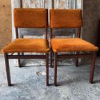 Originele Deense Design Stoelen. Palissander. Vintage. thumbnail 3