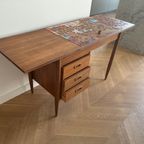 Drop Leaf Vintage Bureau Mid Century Deens Design Arne Vodder thumbnail 4