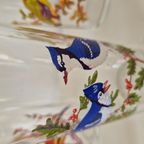 Set Van 6 Limonade Glazen Met Vogel Print Jaren 60 Vintage thumbnail 4
