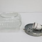 Vintage Plafondlamp Glas thumbnail 5