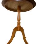 Vintage Rond Houten Bijzettafel / Sidetable thumbnail 6