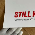 Exhibition Poster Banksy, Vernissage 2012, Put A Menu, Still Kicking Gallery, Malmo thumbnail 7