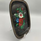 Handbeschilderd Dienblad Metaal Bloemdecor thumbnail 4