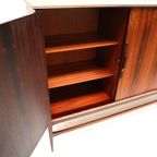 Hoge Kwaliteit Vintage Palissander Highboard / Hoog Dressoir Gemaakt In De Jaren ’60 thumbnail 5