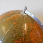 Vintage Wereldbol Globe Lamp Tafellamp Voor 1981 Mid Century thumbnail 9