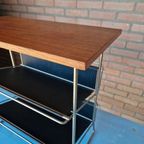 Vintage Lectuurtafel Lectuur Magazine Rek Krantenbak Design thumbnail 3