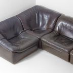 Modulaire Mid Century Lederen Bank Van De Sede (ds 46), Zwitserland 1970 thumbnail 15