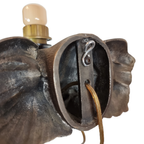 Olifanten Wandlamp Massief Messing thumbnail 6