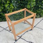 Trolley / Bar Cart / Roltafel Pinewood Glas thumbnail 9