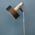 Prachtige Mid Century Tafellamp In Zwart En Chroom - Italie Jaren 60 - Design Bureaulamp thumbnail 7