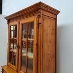 Vintage Landelijke Grenen Buffetkast Wandkast Buffet Kast. thumbnail 7