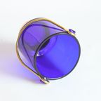 Cobalt Glass Ice Bucket, 1960S thumbnail 5